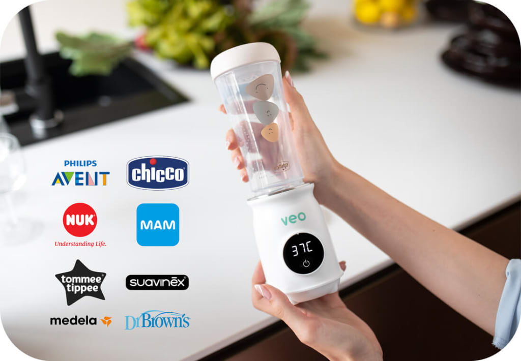 VEO - The first portable battery-operated bottle warmer